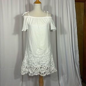 Madewell white mini dress